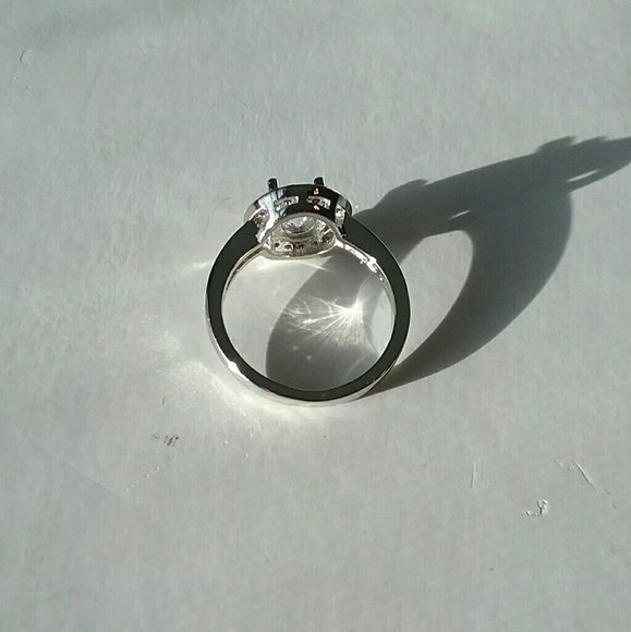 💕2 for $25💕Silver Plated CZ Ring - Picture 6 of 8